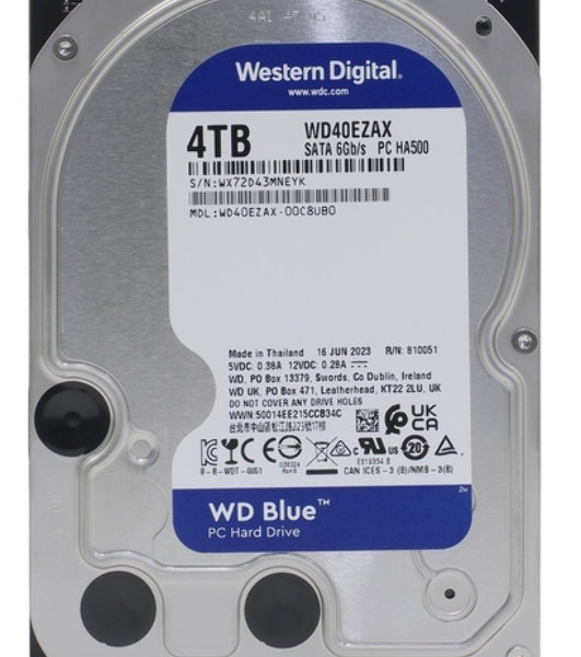 Жесткий диск Western Digital 4Tb 5400 SATA 6Gb/S 256MB BLUE