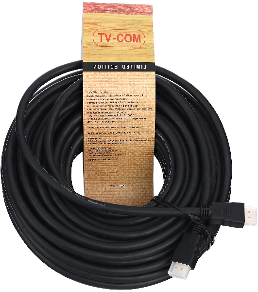 Кабель цифровой TV-COM HDMI19M to HDMI19M, V1.4+3D, 20m CG150S-20M
