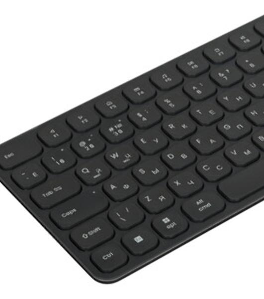Комплект клавиатура+мышь Rapoo 9320M беспроводной, USB, 2400 DPI, чёрный