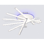 Потолочный светодиодный светильник Ambrella light FL6231 WH белый 88W 3000K-6400K+RGB 605*605*200 (ПДУ ИК), фото11