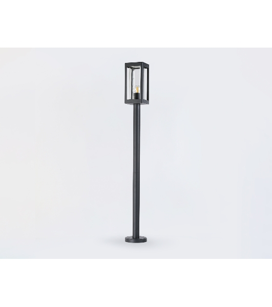 Светильник Ambrella light ST2422 GR/CL серый/прозрачный IP54 E27 max 40W 110*110*1000