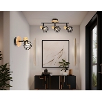 Светильник Ambrella light TR8751 BK/WD черный/дерево IP20 E27 D115*175, фото4