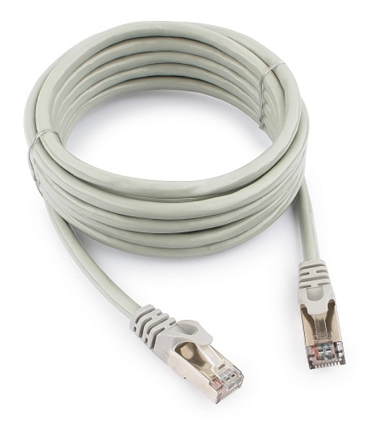 Патч-корд FTP Cablexpert cat.6, 3м, литой, многожильный, серый