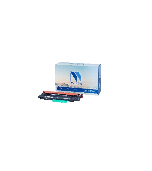Картридж лазерный NVPrint совместимый Samsung CLT-C406S Cyan для CLP-360/365/368/CLX-3300/3305 (1000k)