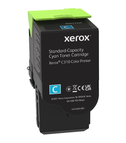 Картридж лазерный Xerox C310 голубой 2K (006R04361)