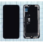 Дисплей для Apple iPhone XS MAX в сборе с тачскрином (OLED HE) черный, фото 1