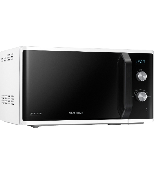 Микроволновая печь Samsung MS23K3614AW белый, 23 л, 800 Вт, переключатели - поворотный механизм
