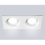 Встраиваемый поворотный точечный светильник Ambrella light TN102759/2 WH белый IP20 GU5.3/2 200*100*32, фото8