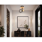 Светильник Ambrella light TR8751 BK/WD черный/дерево IP20 E27 D115*175, фото3