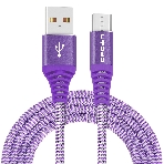 Кабель Crown USB - microUSB CMCU-3102M violet, фото 1