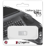 Флешка USB Kingston DataTraveler Micro (DTMC3G2/128Gb), 128Gb, USB 3.2 Gen 1, R/W 200/60, серебристый, фото 1