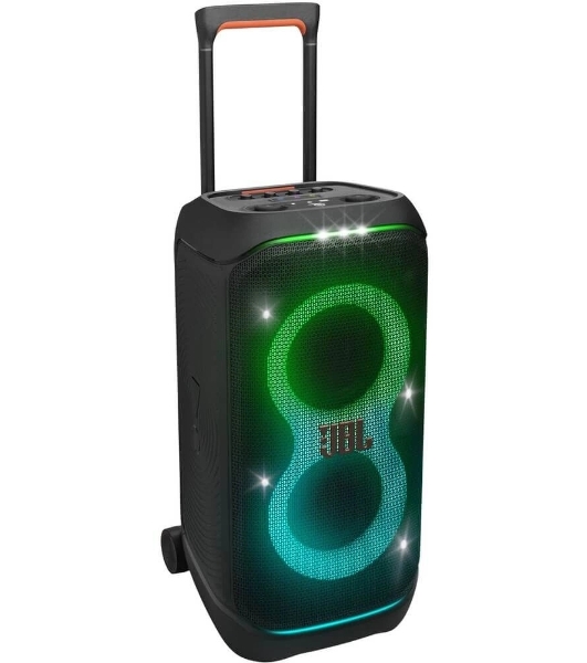 Портативная акустика JBL PartyBox Stage 320 (1.0 2 x 120 Вт, Bluetooth, AUX, USB, 6.3 мм jack, RGb подсветка, IPX4, JBLPBSTAGE320UK)