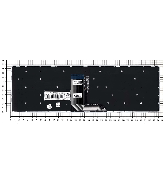 Клавиатура для ноутбука Lenovo Yoga 500-15, черная с подсветкой