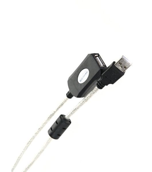 Кабель VCOM VUS7049-10M USB2.0-repeater, удлинительный активный Am-->Af 10м