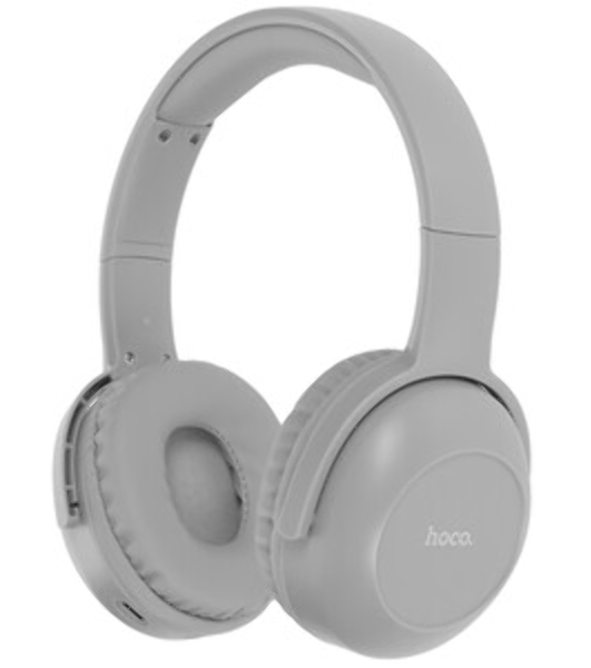 Беспроводные/проводные наушники Hoco W33 серый, полноразмерные, Bluetooth + проводной, складная конструкция, до 10 ч.