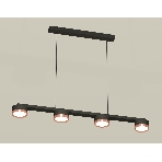 Светильник Ambrella light XB9152153/4 SBK/PPG черный песок/золото розовое полированное GX53 (C9152, N8126), фото3