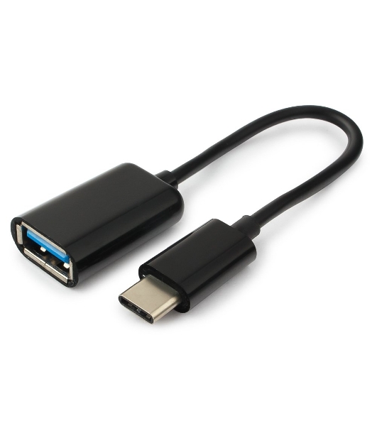 Переходник Cablexpert Переходник USB OTG, USB Type-C/USB 2.0F, пакет (A-OTG-CMAF2-01)