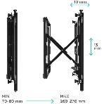 Настенное крепление ONKRON PRO7 Mдля видеостен 40”-70', черный, фото4
