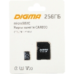 Флеш карта microSDXC 256Gb Class10 Digma CARD30 + adapter, фото2