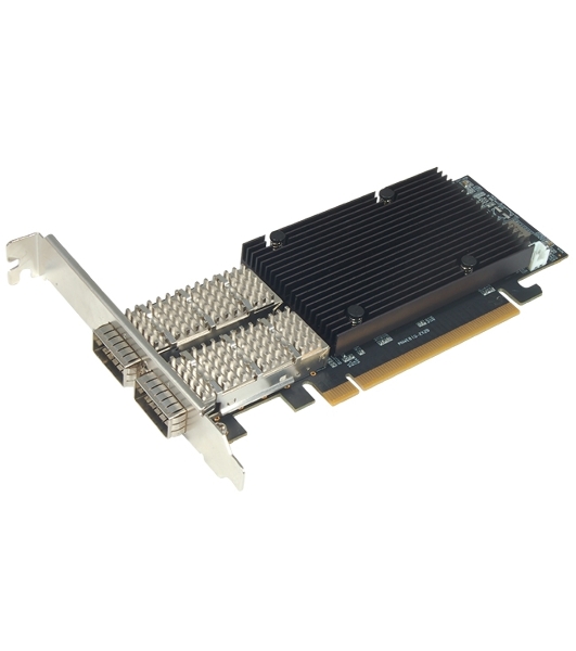 Сетевая карта 100G Dual Port QSFP28 PCIe Ethernet Adapter with Intel E810-CAM2 Chipset