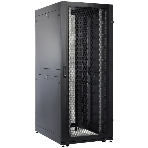 Шкаф серверный ПРОФ напольный 42U (800x1000) дверь перфор. 2 шт., черный, в сборе (ШТК-СП-42.8.10-44АА-9005), фото10
