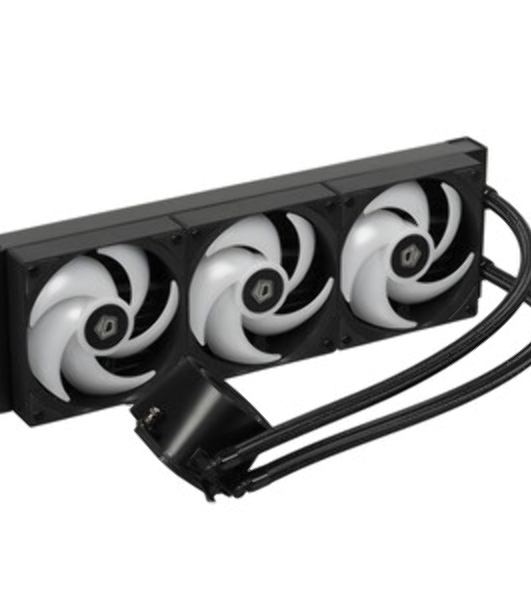 Система жидкостного охлаждения ID-Cooling FX360 LCD PE (Soc 1851/1700/1200/115X/AM5/AM4, 3x120мм fan, 2450rpm, 34.3 дБ, 350W, PWM 4-pin, Al+Cu) (FX360 LCD PE)