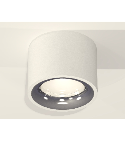 Светильник Ambrella Light XS7510022 SWH/PSL белый песок/серебро полированное MR16 GU5.3 (C7510, N7012)