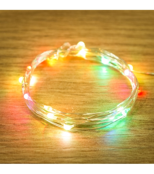 Гирлянда Neon-night 'Роса' 2 м, 20 диодов, USB, цвет RGB