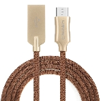 Кабель Crown USB - microUSB CMCU-3132M brown, фото 1