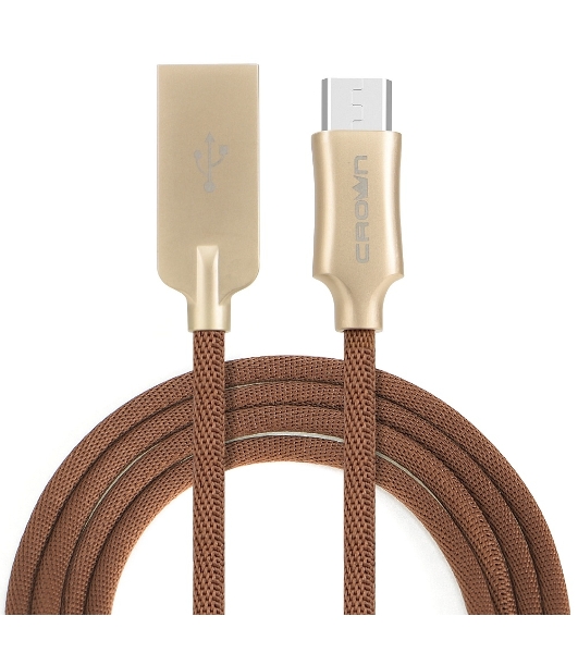 Кабель Crown USB - microUSB CMCU-3132M brown