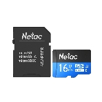Флеш карта microSDHC 16Gb Netac P500 NT02P500STN-016G-R (с SD адаптером) 80Mb/s, фото5