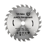 Диск пильный Kranz 305 мм х 24 зуб х 32/30 мм, фото 1