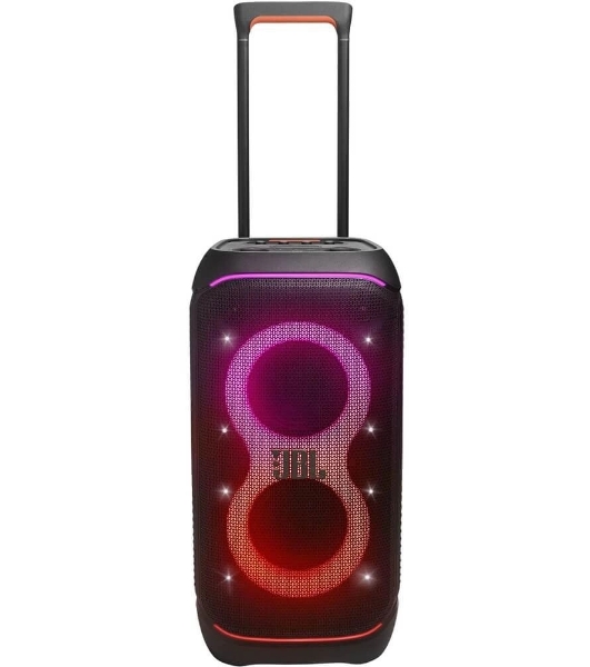 Портативная акустика JBL PartyBox Stage 320 (1.0 2 x 120 Вт, Bluetooth, AUX, USB, 6.3 мм jack, RGb подсветка, IPX4, JBLPBSTAGE320UK)