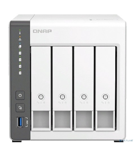 Сетевое хранилище NAS Qnap D4 (REV. C) 4-bay настольный Cortex-A55 RK3568B2