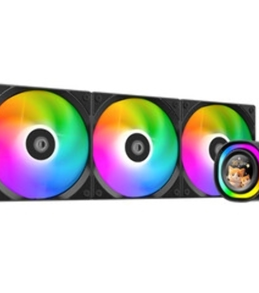 Система жидкостного охлаждения ID-Cooling FX360 LCD PE (Soc 1851/1700/1200/115X/AM5/AM4, 3x120мм fan, 2450rpm, 34.3 дБ, 350W, PWM 4-pin, Al+Cu) (FX360 LCD PE)
