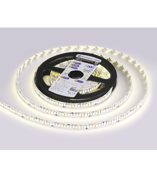 Светодиодная лента Ambrella light GS1402 2835 240Led/ 17W m/ 12V IP20 4500K/ 5000*10*1.2mm (2 конт.)