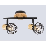 Светильник Ambrella light TR8752/2 BK/WD черный/дерево IP20 E27/2 310*115*200, фото7
