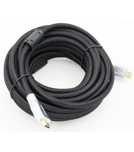 Кабель аудио-видео Behpex HDMI (m)/HDMI (m) 10м. феррит.кольца позолоченные контакты черный