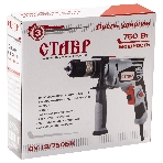 Дрель ударная СТАВР ДУ-13/750БК 750 Вт, 0-3000 об/мин, 0-40000 уд/мин, патрон 2-13мм двухмуф, фото2
