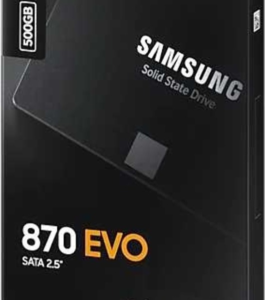 Накопитель SSD Samsung 870 EVO, 500Gb, SATA III, 2.5', R/W 560/530