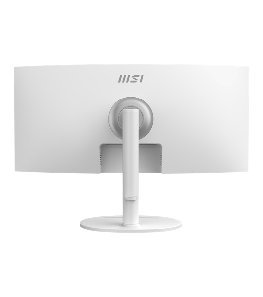 Монитор 34' MSI Modern MD342CQPW VA 3440x1440, 120 Гц, 4 мс, 21:9, 300 кд/м², 2xHDMI, 1xDP, 1xUSB-C, 2x3 Вт, белый, изогнутый