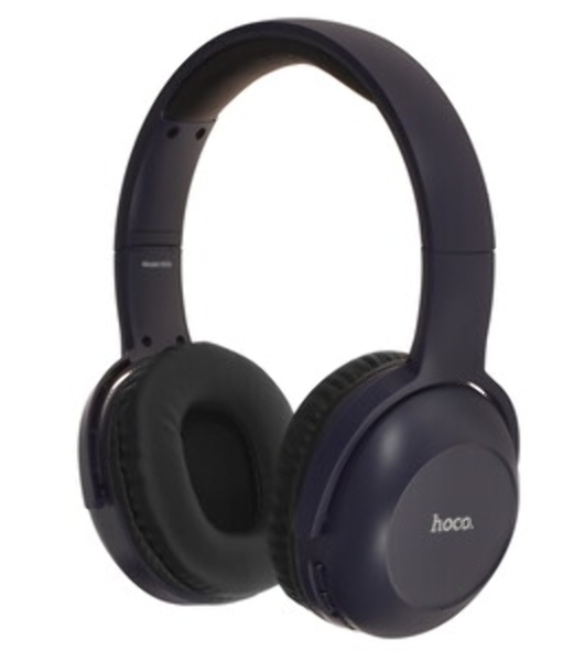 Беспроводные/проводные наушники Hoco W33 синий, полноразмерные, Bluetooth + проводной, складная конструкция, до 10 ч.