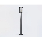 Светильник Ambrella light ST2425 BK/CL черный/прозрачный IP54 E27 max 40W 110*110*1000, фото 1