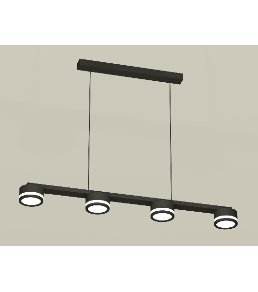 Светильник Ambrella light XB9152200/4 SBK/FR черный песок/белый матовый GX53 (C9152, N8415)