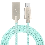 Кабель Crown USB - microUSB CMCU-3132M light blue, фото 1