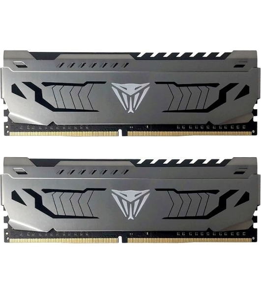 Оперативная память Patriot Viper Steel, DDR4, 32GB (2x16GB), 3600MHz, CL18, DIMM, радиатор, черный