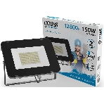 Прожектор светодиодный Gauss Elementary 150W 12800lm 6500К 200-240V IP65 черный LED 1/4, фото4