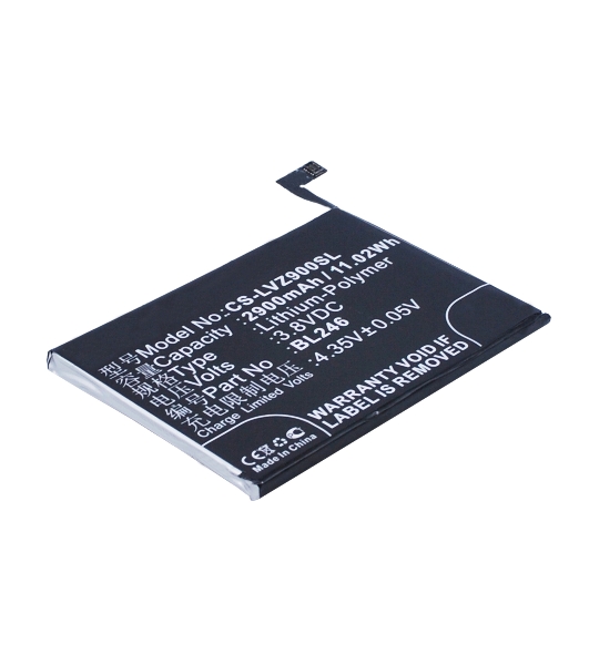 Аккумулятор CameronSino CS-LVZ900SL BL246 для Lenovo Vibe Shot 3.8V, 2900mAh, 11.02Wh
