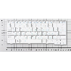 Клавиатура для ноутбука Asus Eee PC MK90H белая, фото3