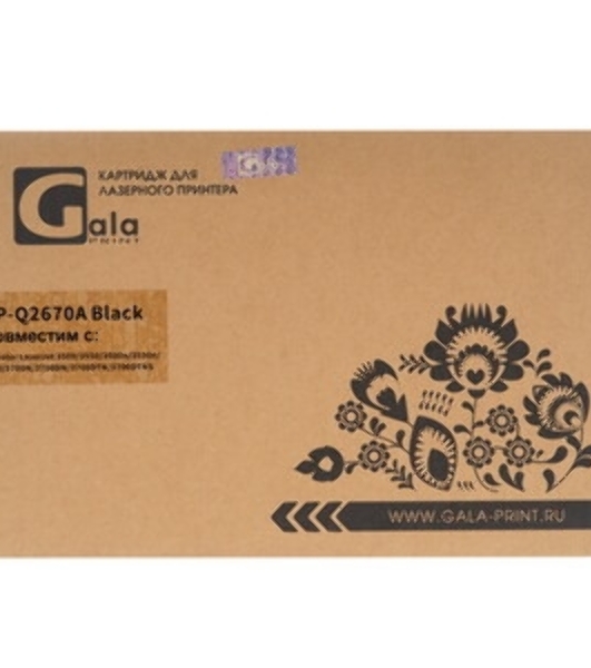 Картридж лазерный GalaPrint GP-Q2670A (№308A) черный (6000 стр) для HP Color LaserJet 3500/3550/3500n/3550n/3700/3700N/3700DN/3700DTN/3700DTNS